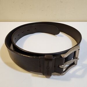 SWISS GEAR DARK BROWN LEATHER BELT SIZE M (32-36)